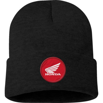 Main image of item: HONDA WING BEANIE - BLACK